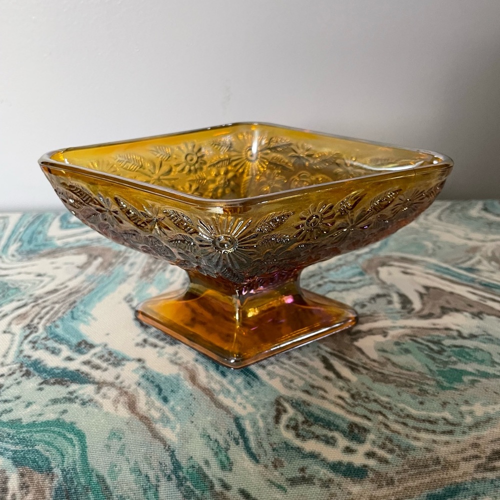 Marigold Diamond-Shaped Candy Dish